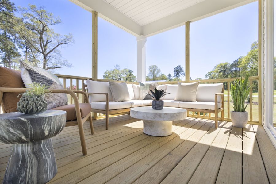 Representative furnished interior of a home built from the Appalachian by Mattamy Homes in Bloom, Fuquay Varina (Image 13).