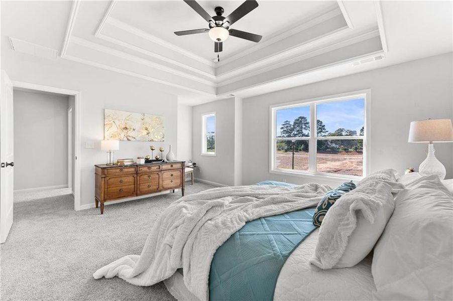 Furnished interior view inside a new home in , Hartwell (Image 9).