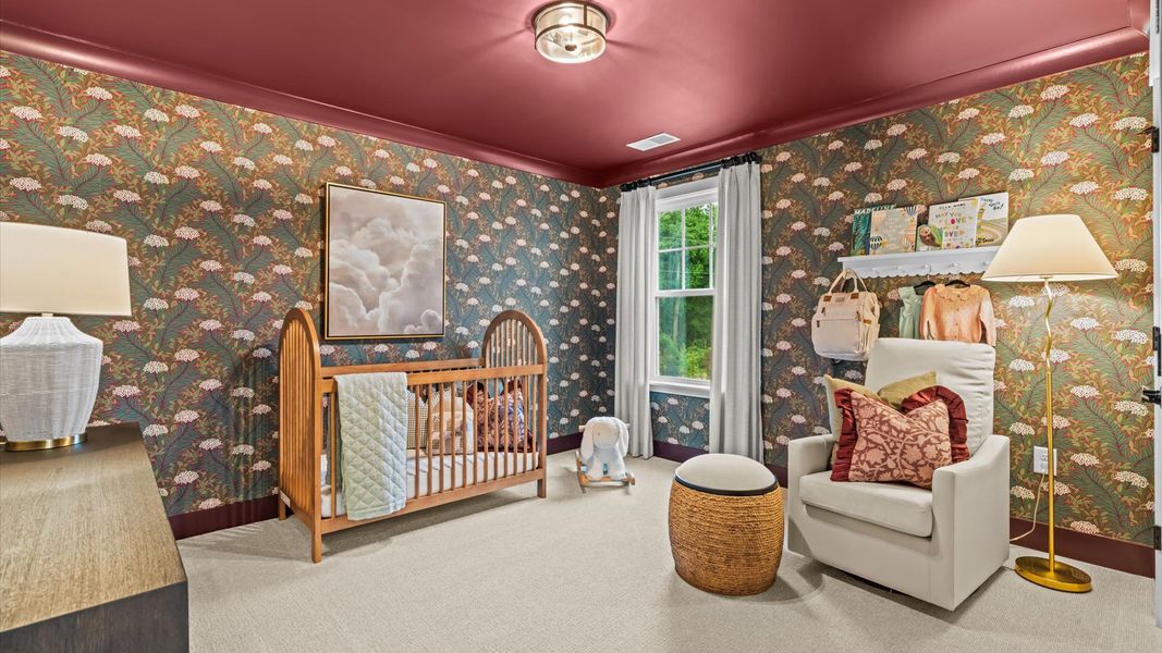 Representative furnished interior of a home built from the Pelham by DRB Homes in Station Pointe, Angier (Image 32).