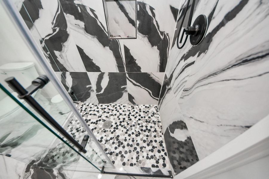 Close-up of interior finishes inside a home in , Houston (Image 20).