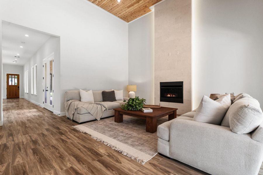 Furnished interior view inside a new home in , Tomball (Image 40). Furnished interior view inside a new home in , Tomball (Image 40).