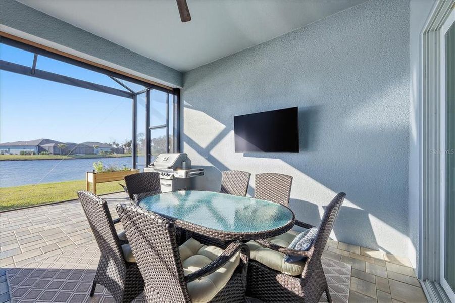 Exterior details and patio area of a home in , Parrish (Image 3). Exterior details and patio area of a home in , Parrish (Image 3).