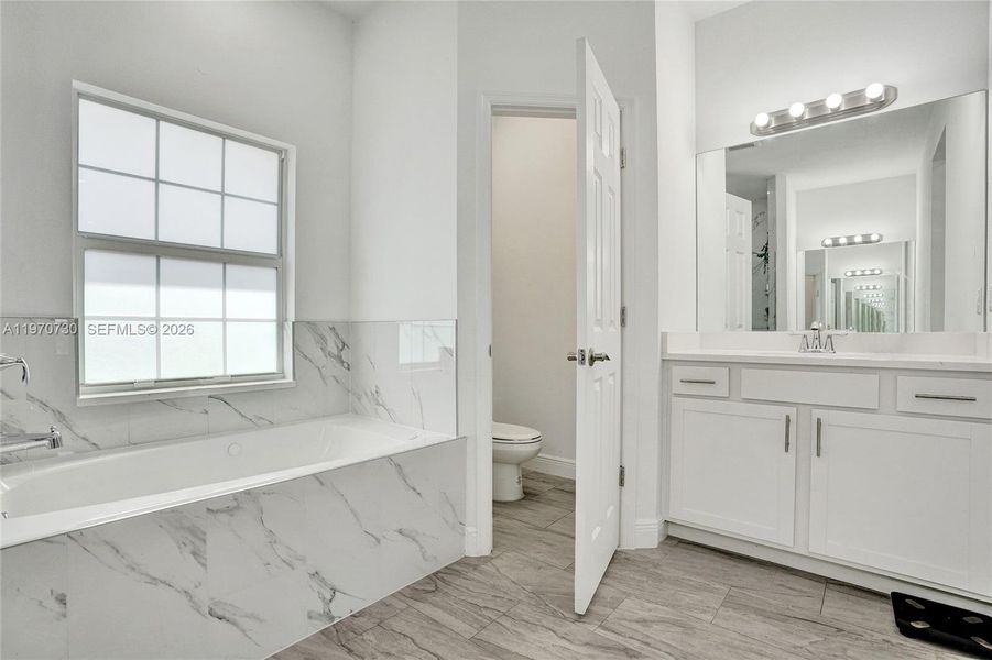 Furnished interior view inside a new home in , Loxahatchee (Image 61).