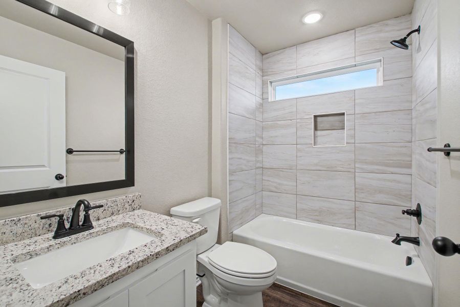 Furnished interior view inside a new home in , Burnet (Image 10).