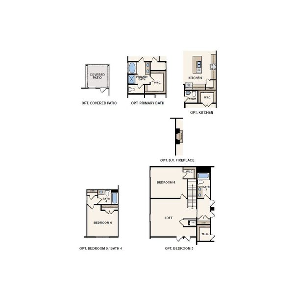 2D floor plan layout of this home in Trails at Woodhaven, La Marque, TX (Image 4). 2D floor plan layout of this home in Trails at Woodhaven, La Marque, TX (Image 4).