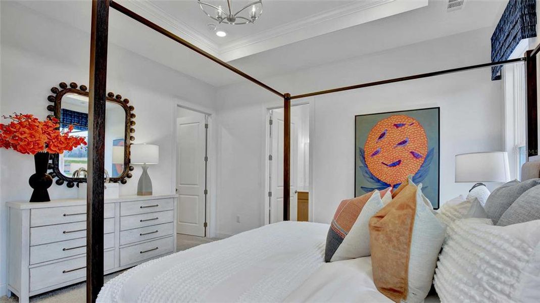 Furnished interior view inside a new home in , Deland (Image 40).