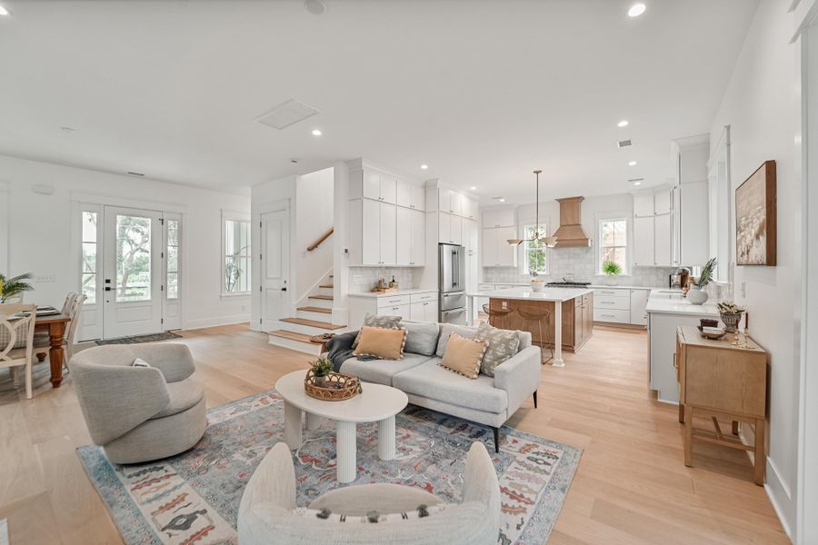 Furnished interior view inside a new home in , Charleston (Image 27).
