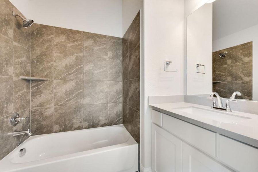 Furnished interior view inside a new home in South Pointe, Mansfield (Image 20).