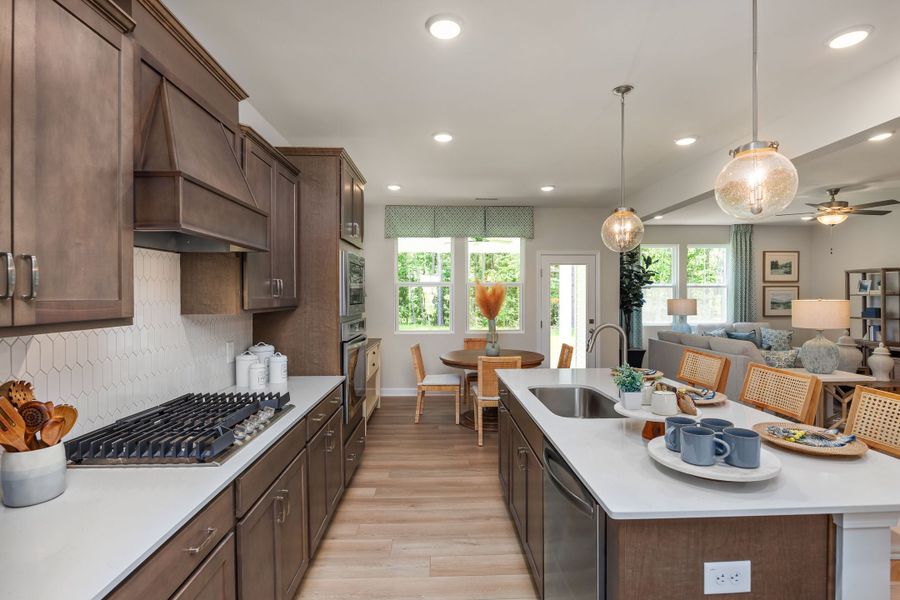 Representative furnished interior of a home built from the The Willow B by Davidson Homes LLC in Retreat at North Main, Lillington (Image 16).