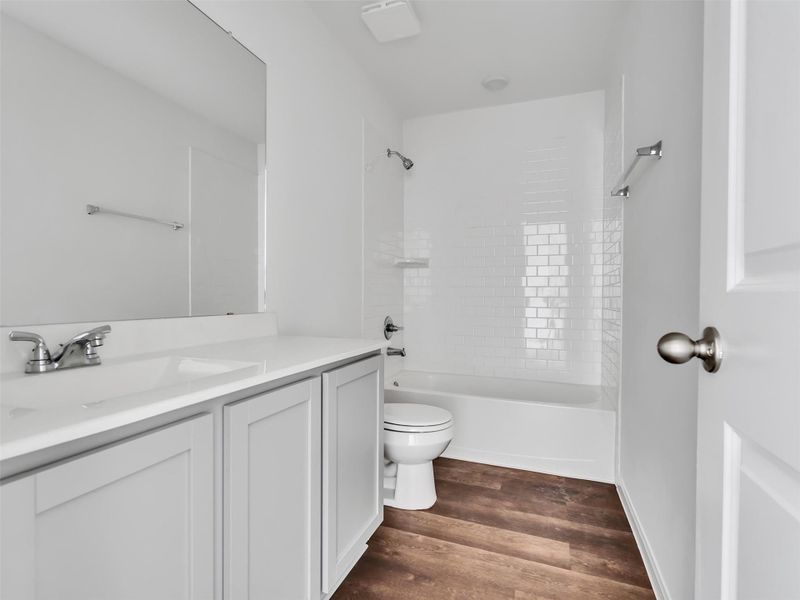 Furnished interior view inside a new home in Sweetgrass Village, Barrett (Image 7).