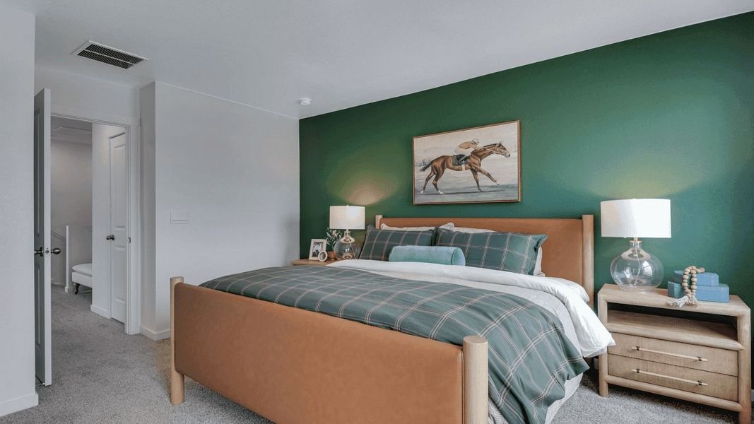 Furnished interior view inside a new home in Settlers Crossing, Commerce City (Image 15).