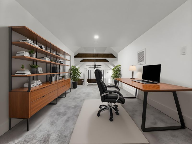 Furnished interior view inside a new home in , Johns Island (Image 8).