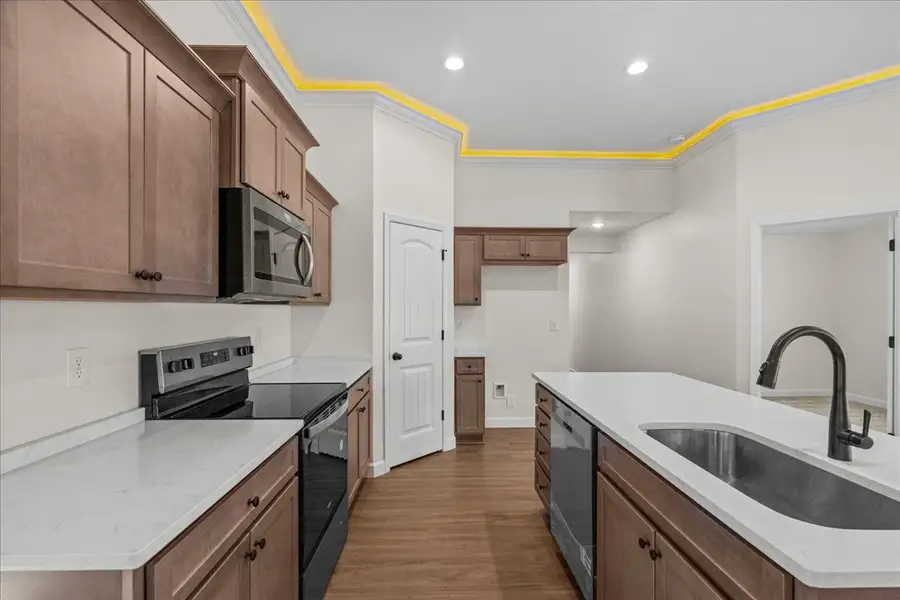 Representative furnished interior of a home built from the Cheshire by Enchanted Homes in Mills Gin, Campobello (Image 3).