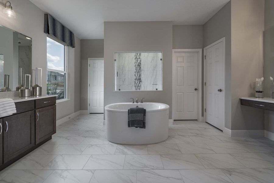 Representative furnished interior of a home built from the Exbury Executive by Risewell Homes in Bargrove Estates, Mount Dora (Image 9). Representative furnished interior of a home built from the Exbury Executive by Risewell Homes in Bargrove Estates, Mount Dora (Image 9).