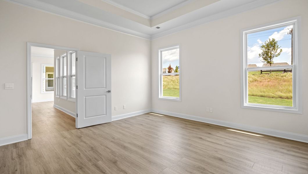 Spacious, unfurnished interior of a new home in The Villas at Pine Valley, Boiling Springs (Image 22). Spacious, unfurnished interior of a new home in The Villas at Pine Valley, Boiling Springs (Image 22).