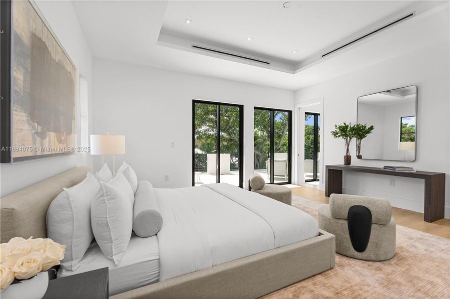 Furnished interior view inside a new home in , Miami (Image 32).