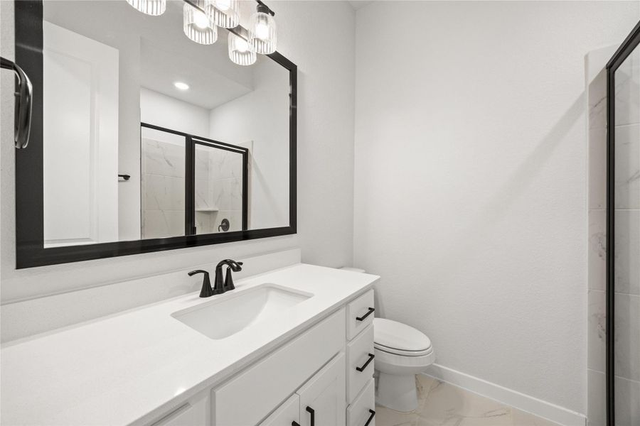 Secondary bathroom