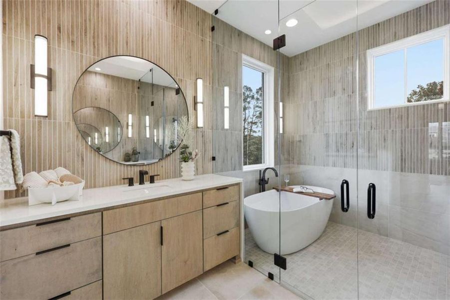 Furnished interior view inside a new home in , Gainesville (Image 44).