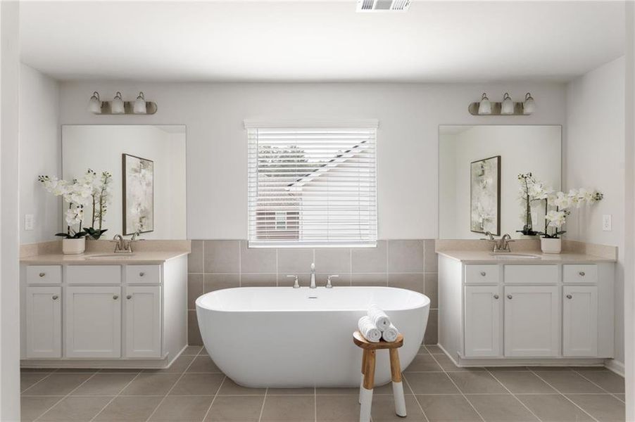 Furnished interior view inside a new home in Twin Shoals, Atlanta (Image 19).
