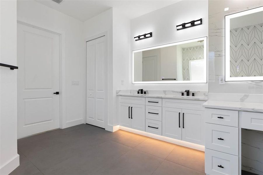 Furnished interior view inside a new home in , Palm Coast (Image 68). Furnished interior view inside a new home in , Palm Coast (Image 68).