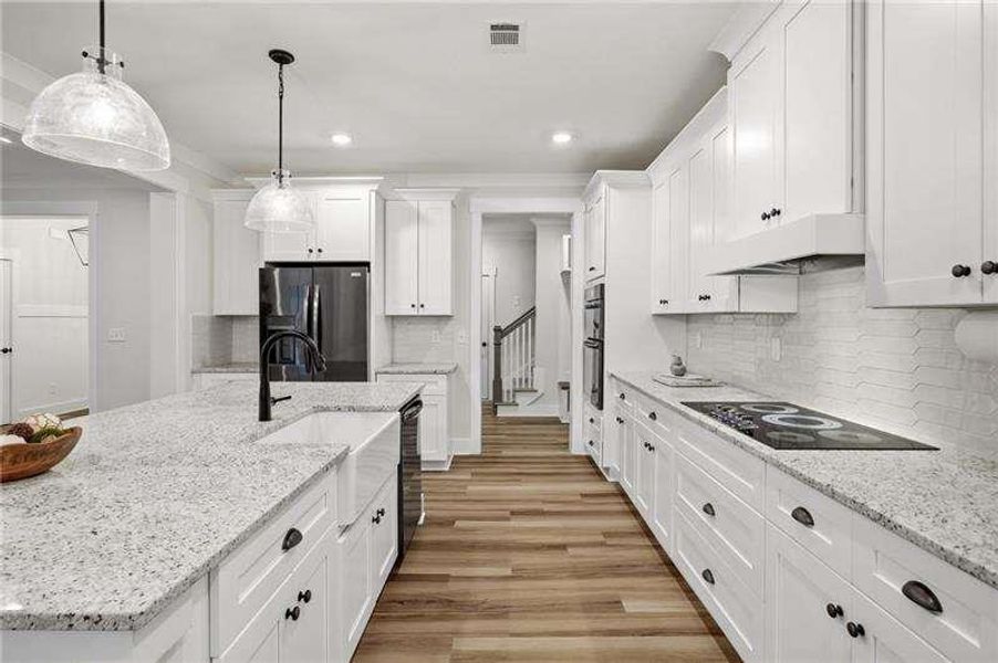 Furnished interior view inside a new home in , Dallas (Image 13).