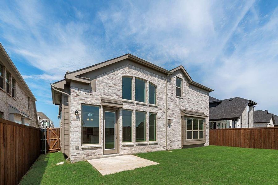 Front exterior of a new home in , Wylie, TX, highlighting curb appeal (Image 18).