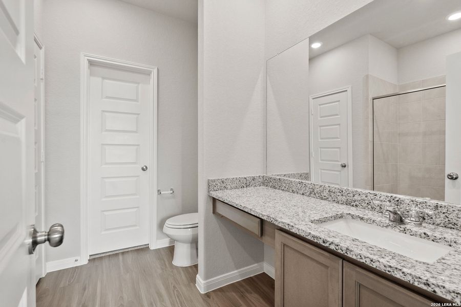 Furnished interior view inside a new home in Hickory Ridge, Elmendorf (Image 12).
