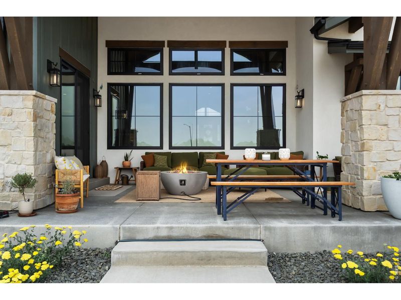 Exterior details and patio area of a home in , Windsor (Image 3).
