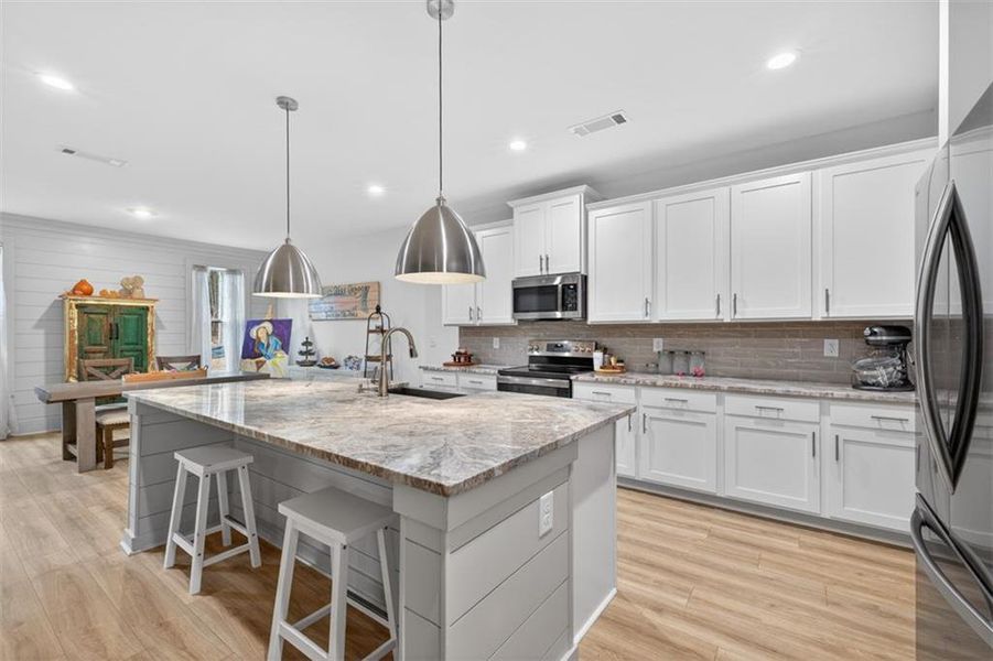 Furnished interior view inside a new home in , Winder (Image 5).