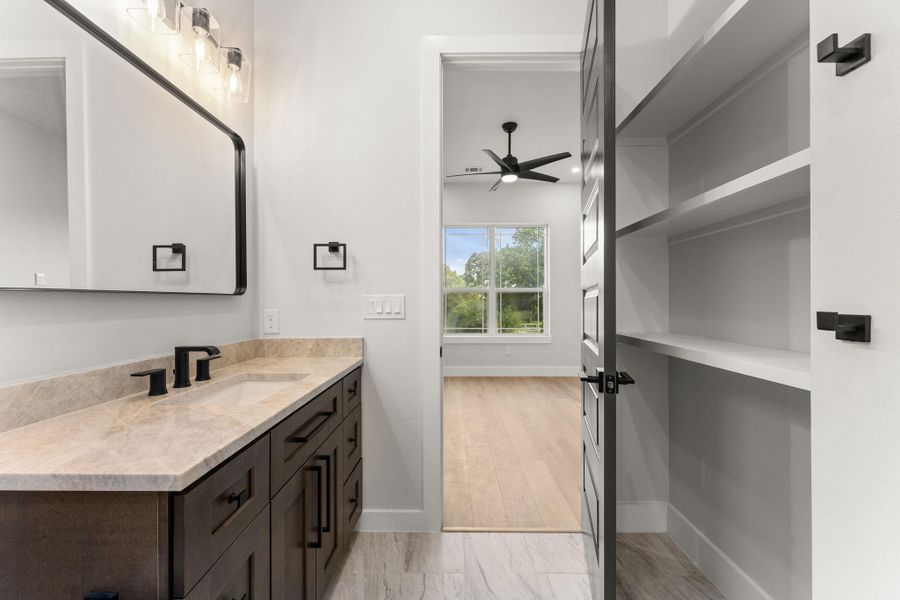 Furnished interior view inside a new home in , Leander (Image 33).
