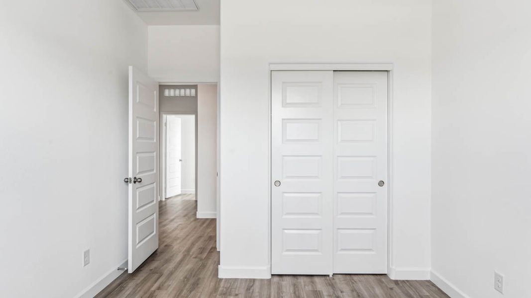 Representative unfurnished interior of a home built from the Eureka by D.R. Horton in Magma Ranch Vistas, Florence (Image 23). Representative unfurnished interior of a home built from the Eureka by D.R. Horton in Magma Ranch Vistas, Florence (Image 23).