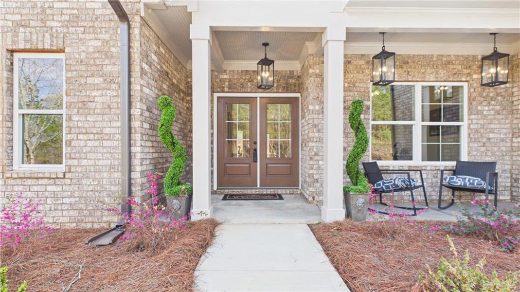Exterior details and patio area of a home in , Atlanta (Image 3).
