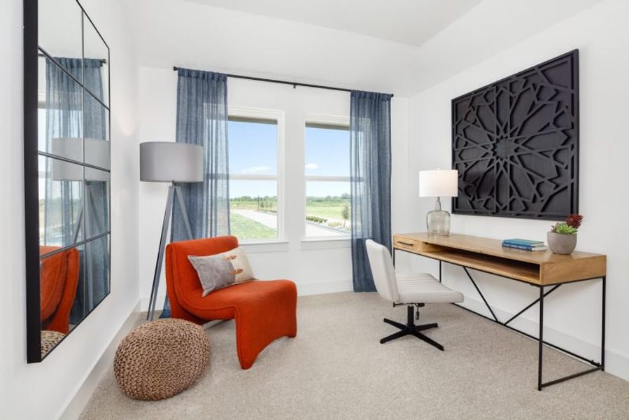 Furnished interior view inside a new home in Solterra Texas, Mesquite (Image 14).