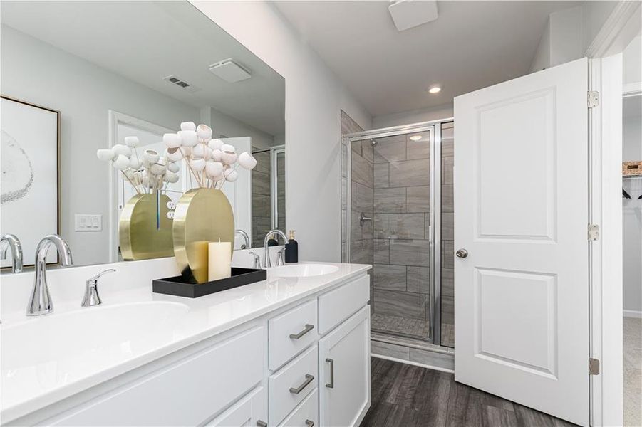 Furnished interior view inside a new home in , Powder Springs (Image 8).