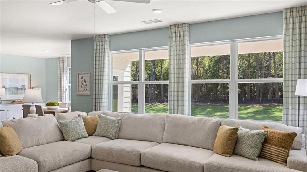 Furnished interior view inside a new home in Jackson Landing, Jefferson (Image 45).