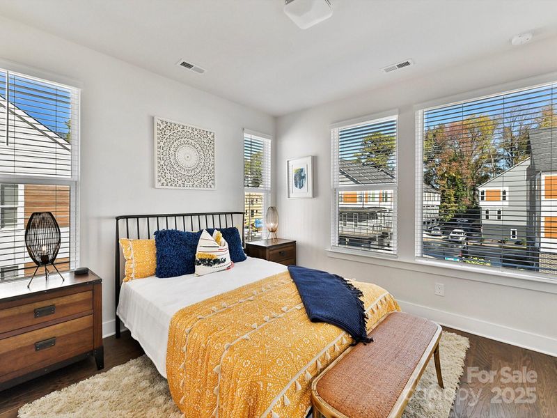 Furnished interior view inside a new home in LOSO Terraces, Charlotte (Image 2). Furnished interior view inside a new home in LOSO Terraces, Charlotte (Image 2).