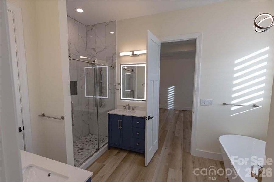 Furnished interior view inside a new home in , Conover (Image 7).