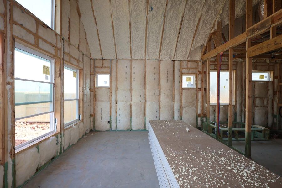 In-progress construction of a new home in Sienna 65' Homesites, Missouri City, TX (Image 12).