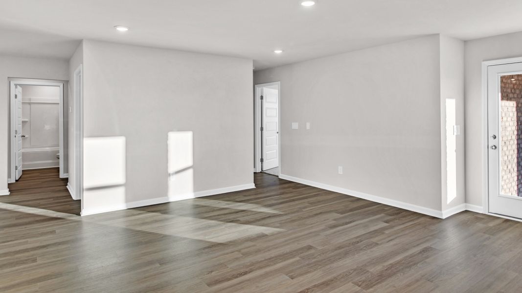 Spacious, unfurnished interior of a new home in Bailey Park, Fayetteville (Image 25).