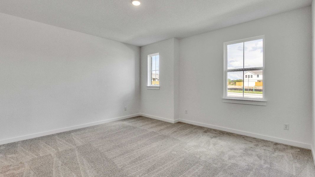 Representative furnished interior of a home built from the Hemingway III by DRB Homes in Flora, Hutto (Image 17).