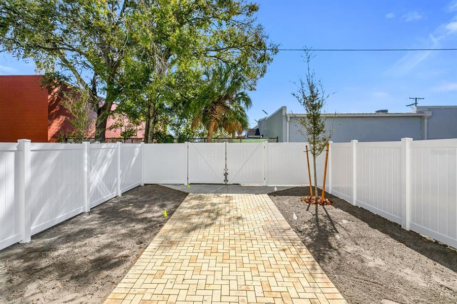 Exterior details and patio area of a home in , Tampa (Image 28). Exterior details and patio area of a home in , Tampa (Image 28).