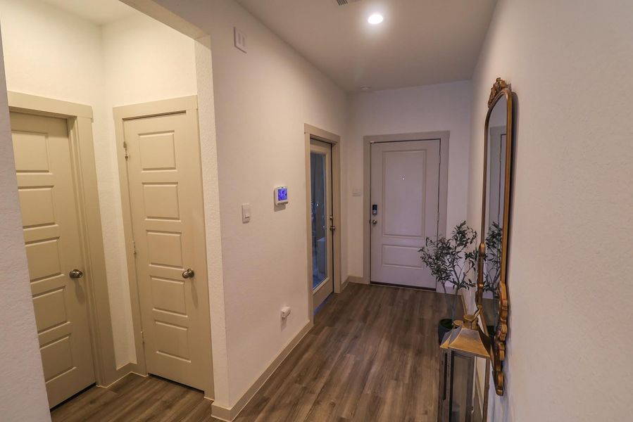 Front door leads to office and half bathroom. Front door leads to office and half bathroom.