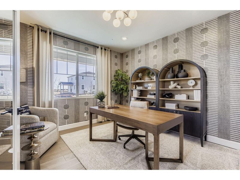 Furnished interior view inside a new home in Farmstead, Berthoud (Image 27).