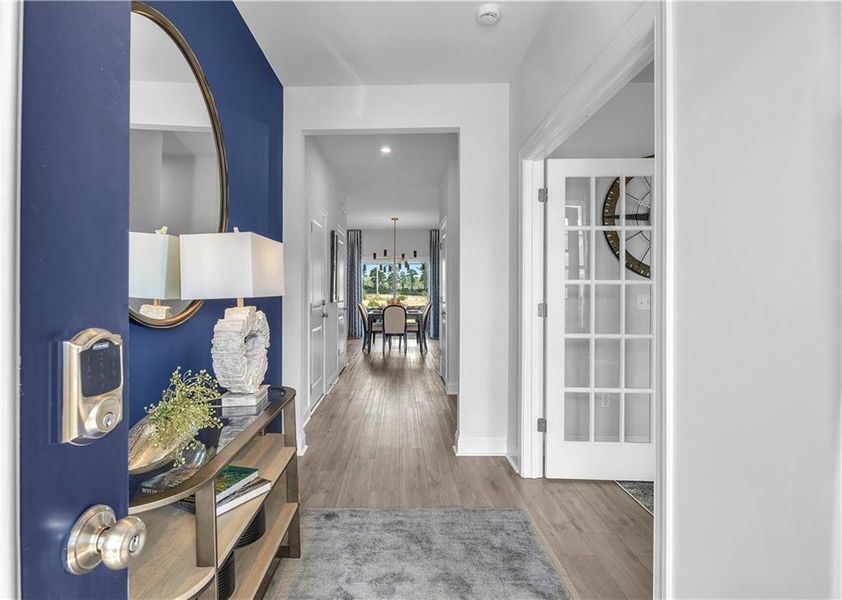 Furnished interior view inside a new home in Riverside Ridge, Lawrenceville (Image 6).