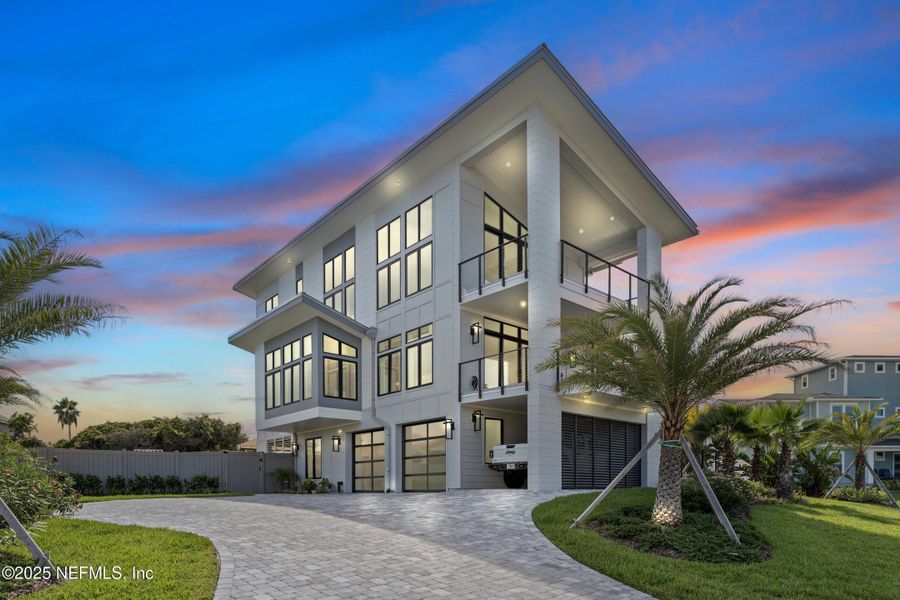 Front exterior of a new home in , Ponte Vedra Beach, FL, highlighting curb appeal (Image 2).