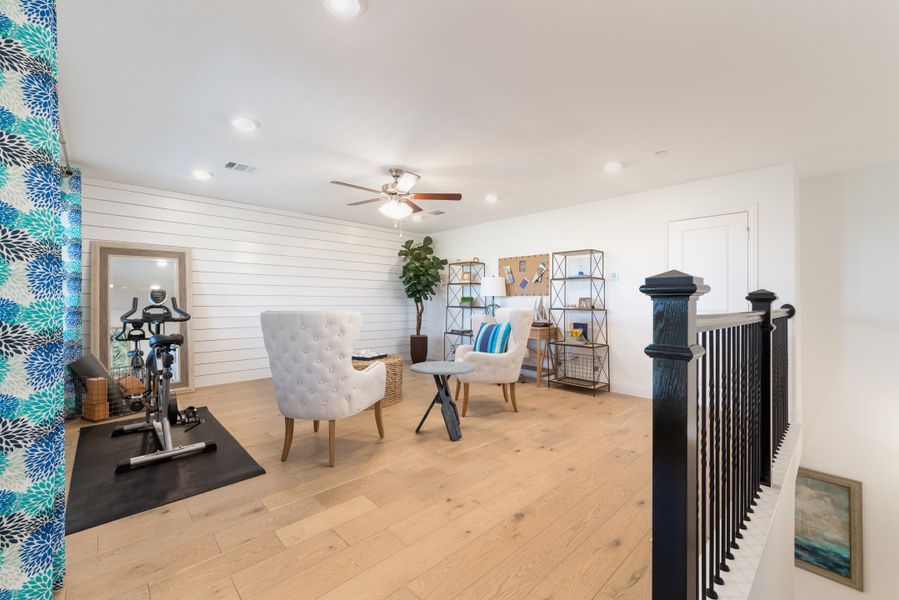 Furnished interior view inside a new home in Bayside, Rowlett (Image 11).