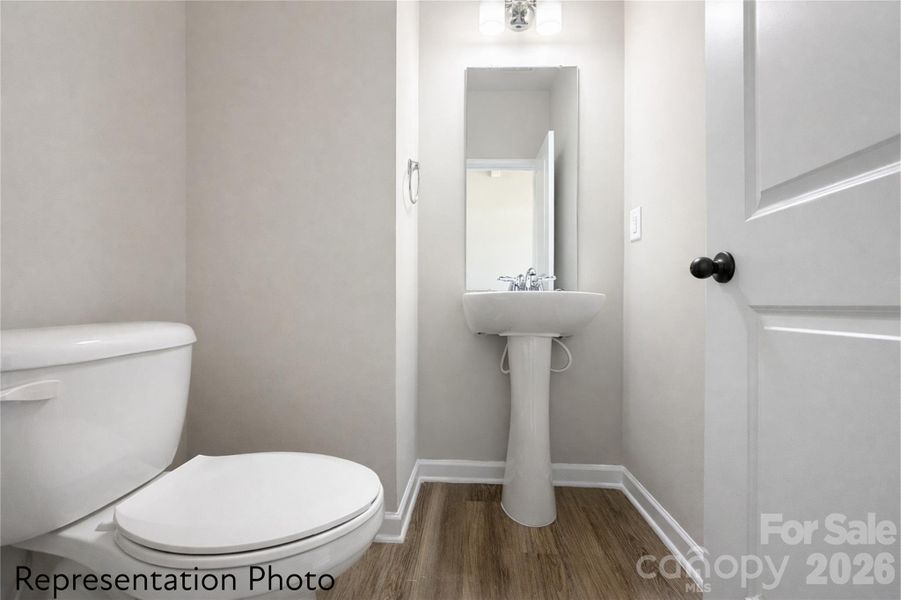 Furnished interior view inside a new home in , Charlotte (Image 12).