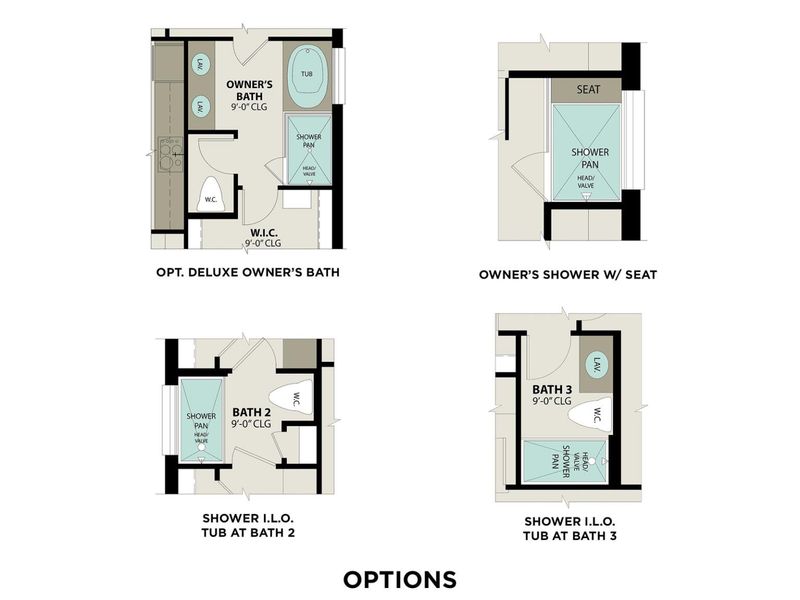2D floor plan layout for the The Acadia A by Davidson Homes LLC in Windmill Estates, Magnolia, TX (Image 6). 2D floor plan layout for the The Acadia A by Davidson Homes LLC in Windmill Estates, Magnolia, TX (Image 6).