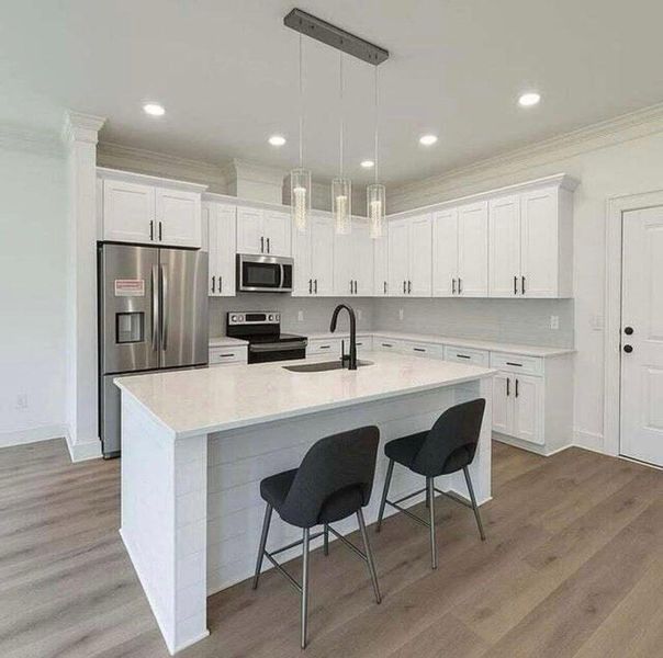Furnished interior view inside a new home in , North Charleston (Image 8). Furnished interior view inside a new home in , North Charleston (Image 8).