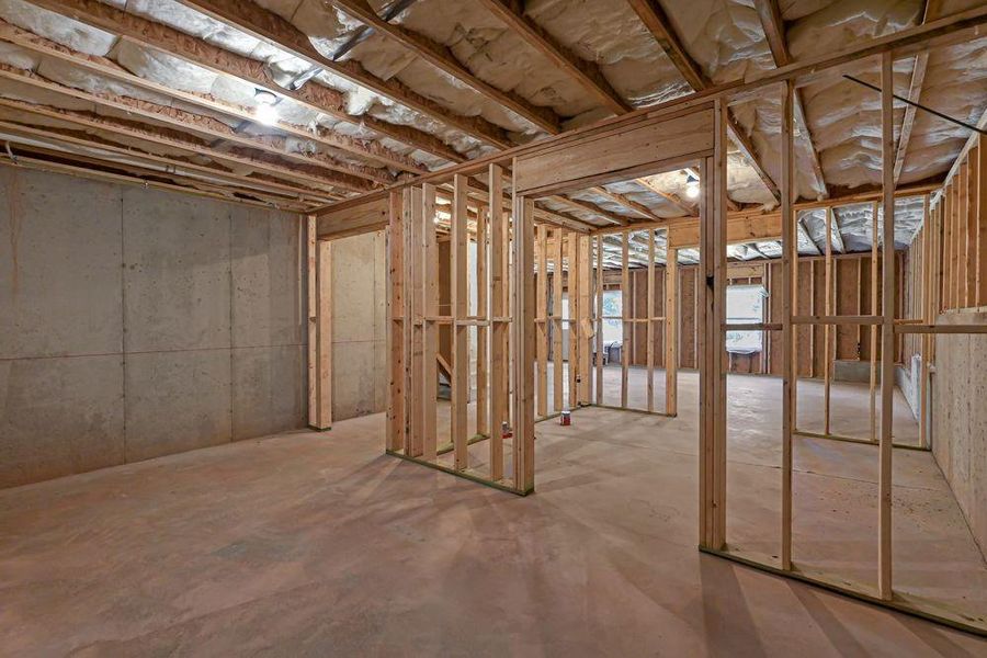 In-progress construction of a new home in Falls Creek, Flowery Branch, GA (Image 30).